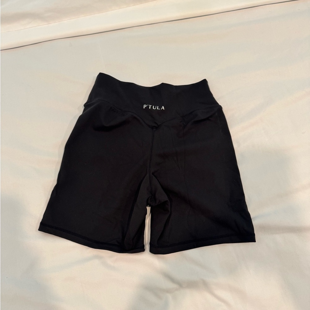 P'tula Black Bike Shorts